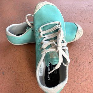 Merrell Vapor Glove 3 Luna Teal Leather 7.5 Women